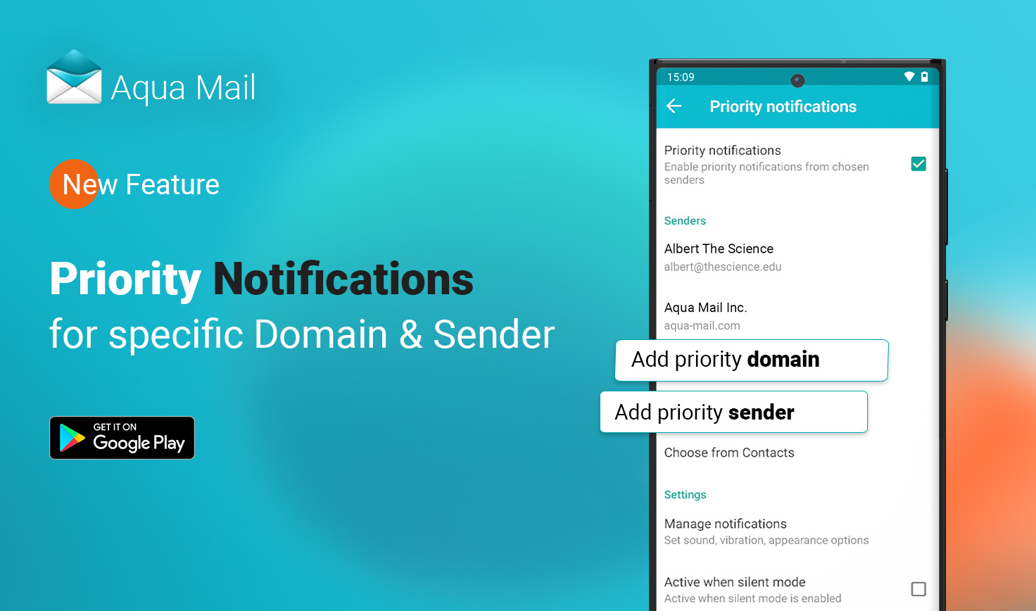 Customize Your Priority Notifications in Aqua Mail for Android